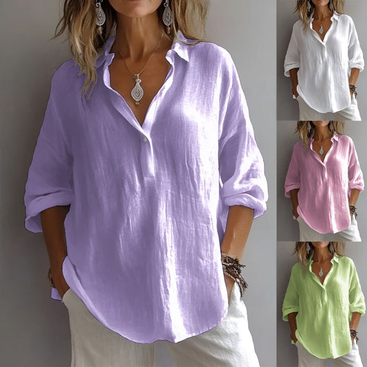 Avelina™ | Relaxed Elegance Blus